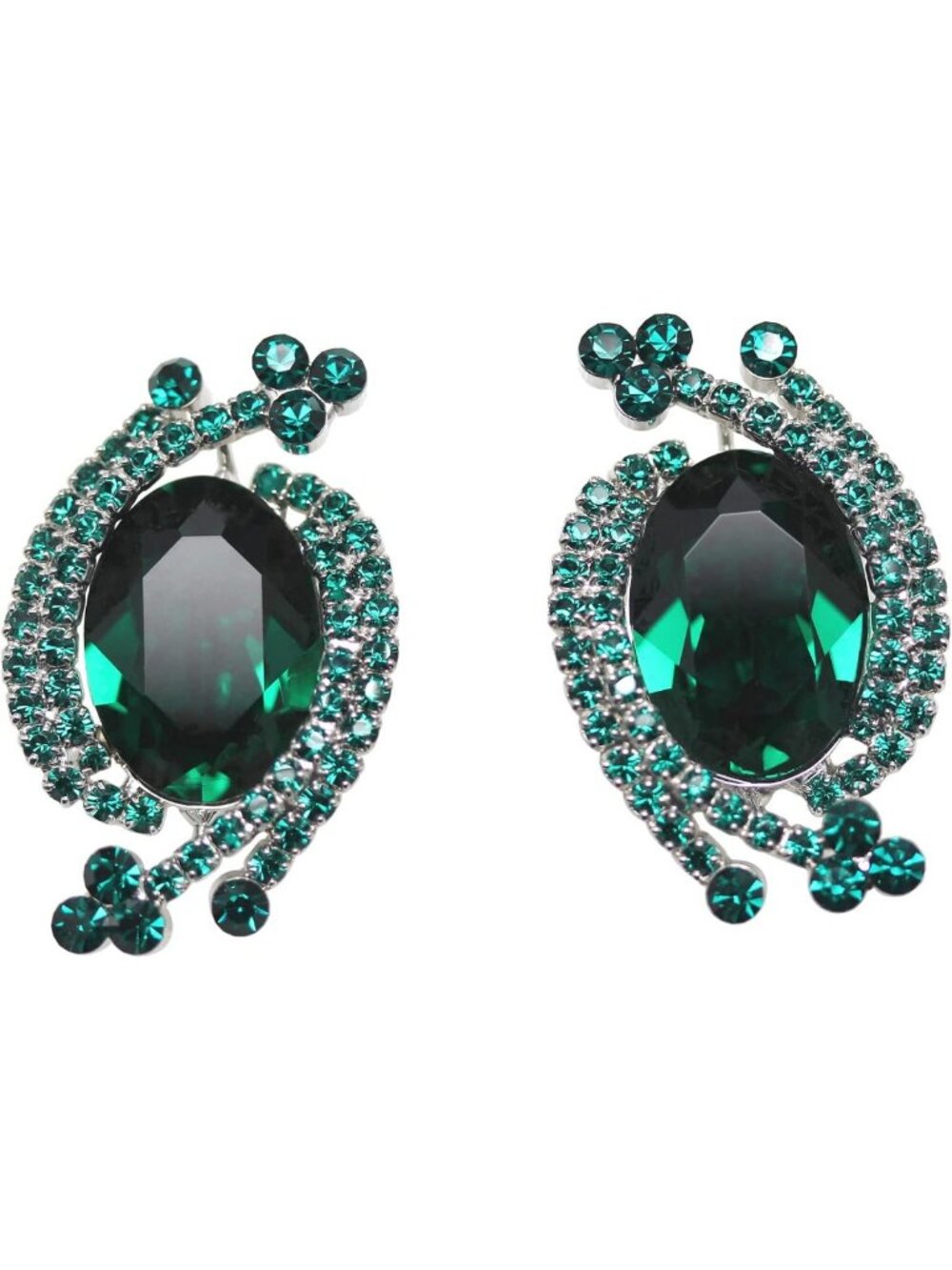 Stunning Floral Clip-On Earrings | Bold Statement Jewelry for Any Occasion